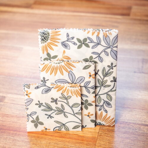 Bee wrap liore - emballage alimentaire bio - lot de 3