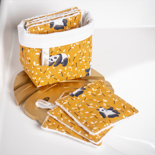 Coton lavable bio panda