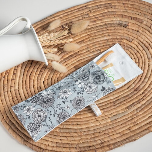 Pochette brosse à dents en tissu bio vero