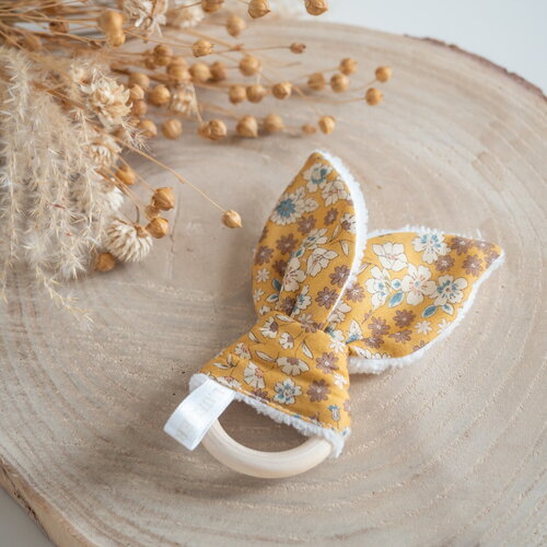 Anneau de dentition liberty moutarde