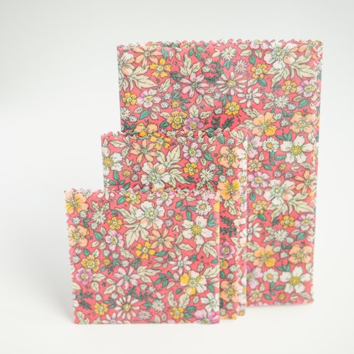 Bee wrap velita - emballage alimentaire - lot de 3