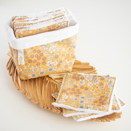 Coton lavable et réutilisable jelly