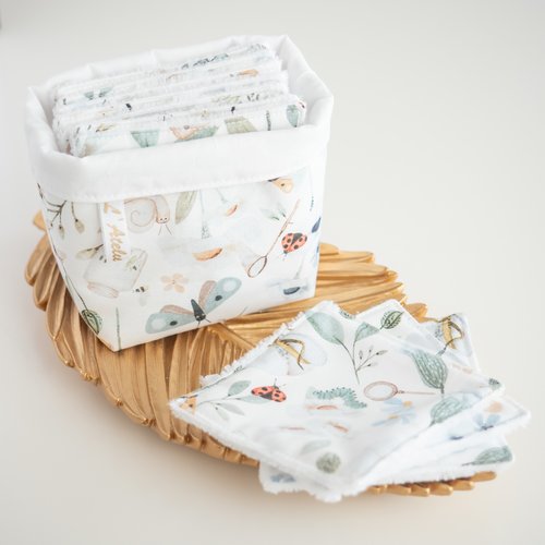 Coton lavable et réutilisable loli