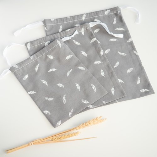 Sac à vrac en tissu plume
