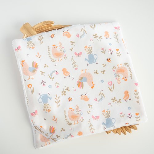 Serviette visage en tissu cocotte