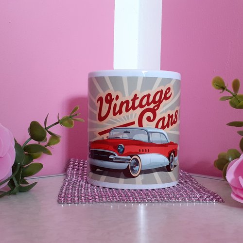 Mug " vintage cars"