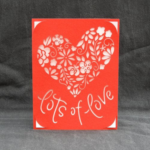 Carte "lots of love"
