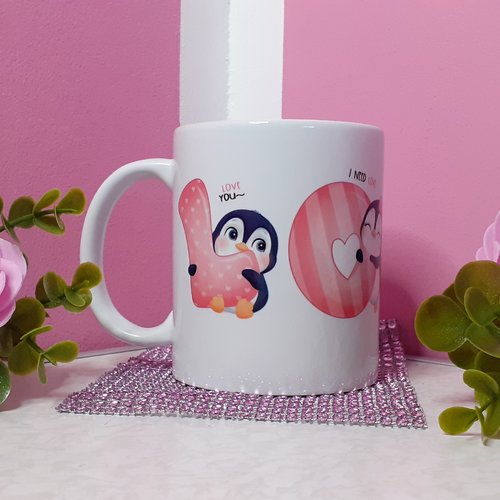 Mug pingouin love