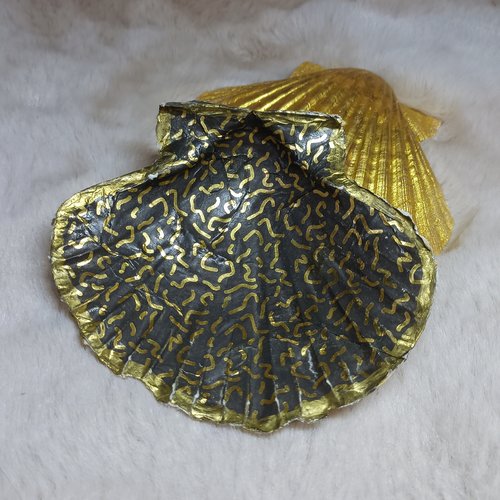 Écrin coquille st jacques, coupelle à bijoux / décoration naturelle / purifier, recharger vos pierres et bijoux