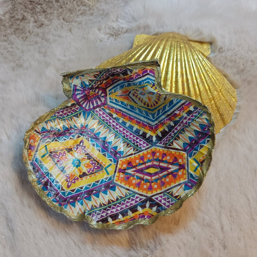Écrin coquille st jacques, coupelle à bijoux / décoration naturelle / purifier, recharger vos pierres et bijoux