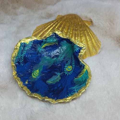 Écrin coquille st jacques, coupelle à bijoux / décoration naturelle / purifier, recharger vos pierres et bijoux