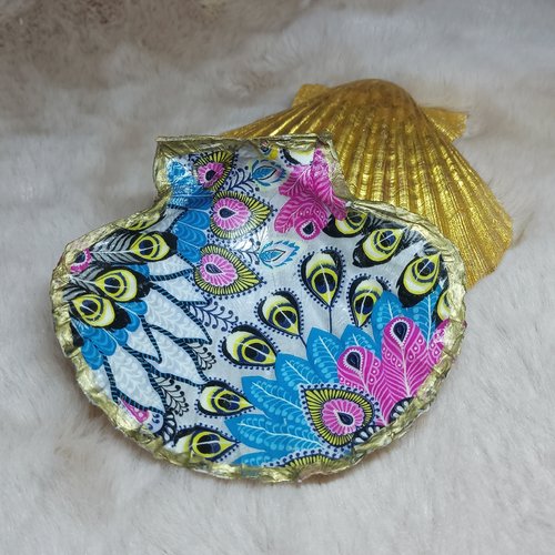 Écrin coquille st jacques, coupelle à bijoux / décoration naturelle / purifier, recharger vos pierres et bijoux
