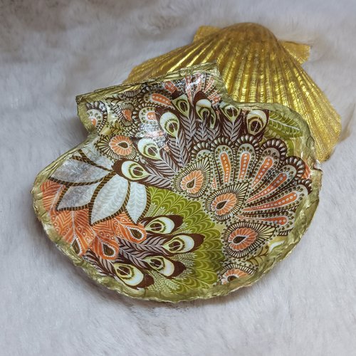 Écrin coquille st jacques, coupelle à bijoux / décoration naturelle / purifier, recharger vos pierres et bijoux
