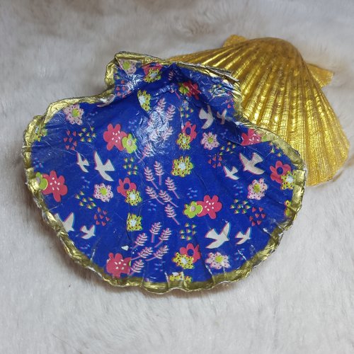 Écrin coquille st jacques, coupelle à bijoux / décoration naturelle / purifier, recharger vos pierres et bijoux