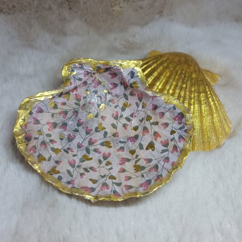 Écrin coquille st jacques, coupelle à bijoux / décoration naturelle / purifier, recharger vos pierres et bijoux