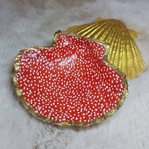 Écrin coquille st jacques, coupelle à bijoux / décoration naturelle / purifier, recharger vos pierres et bijoux