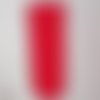Sac à pain en coton rouge à pois blancs – porte-baguette tissu lavable fait main – sac déco cuisine rétro chic avec rabat protecteur