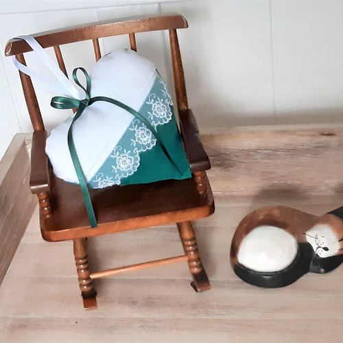 Cœur à suspendre en tissu - coussin de porte en tissu - suspension murale - décoration murale