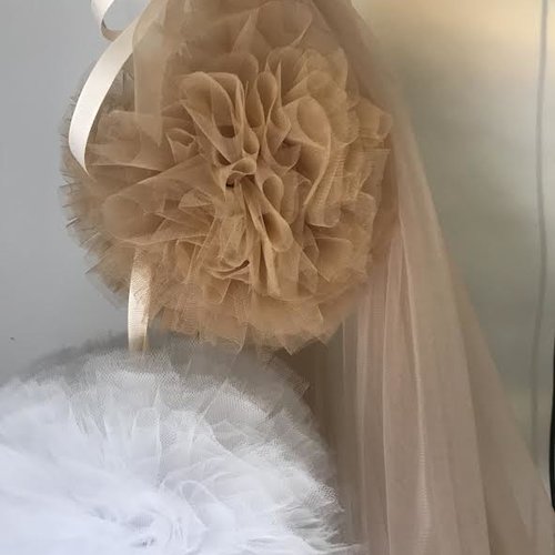Pompons tulle création
