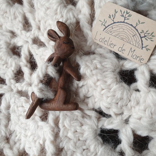Broche de pull - lapin