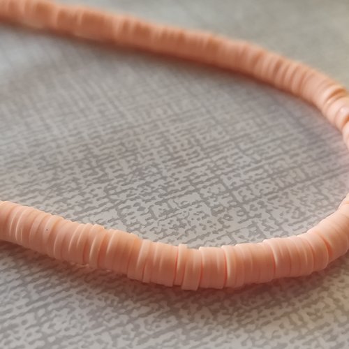 Perles heischi - fil de 37 cm - beige