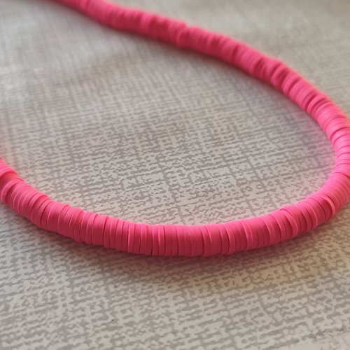 Perles heischi - fil de 37 cm - rose