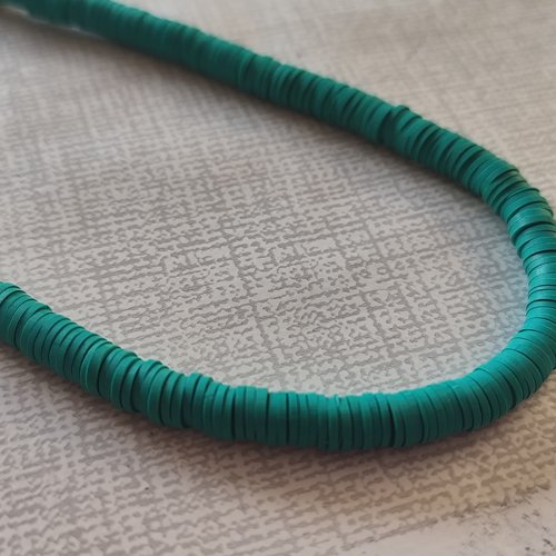 Perles heischi - fil de 37 cm - vert clair