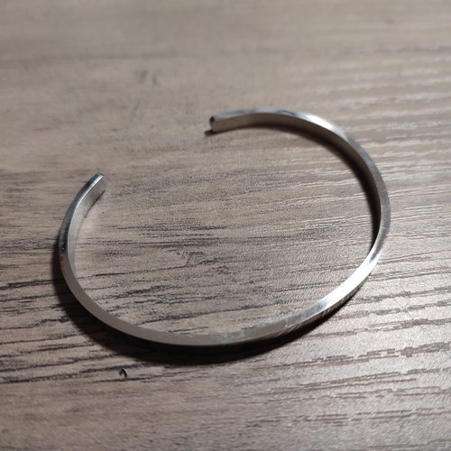 Bracelet jonc 4 mm acier inoxydable