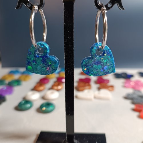 Créoles+  3 charms