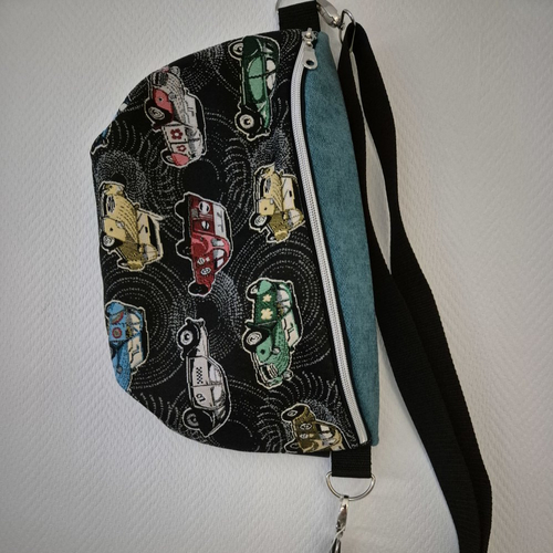 Pochette banane "2cv" porté épaule adulte