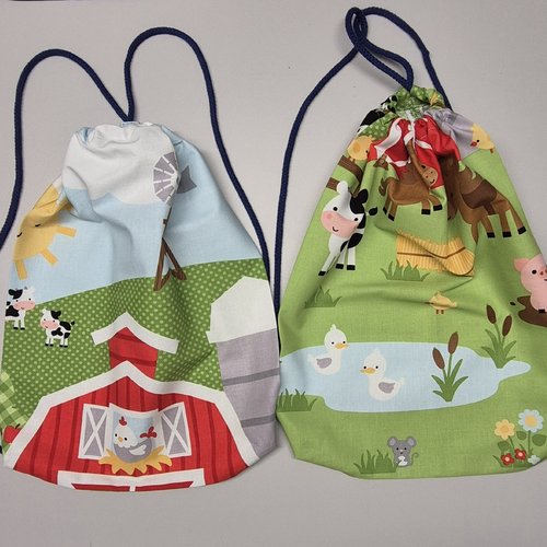 Petit sac à dos simple "la ferme"