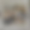 ** lot 3 chiens écossais de lavande ** tissus sajou