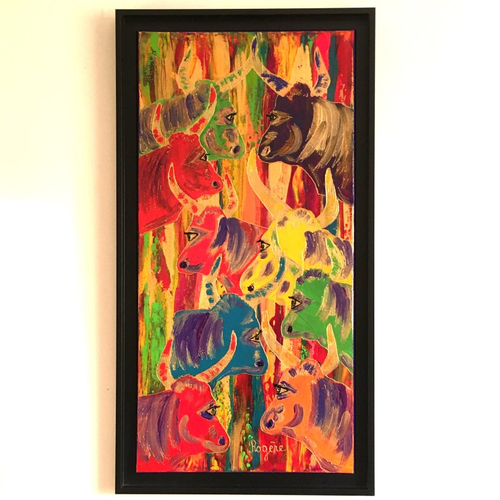 Tableau (camargue multicolore 4)