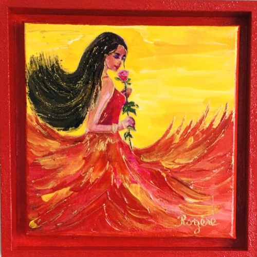 Tableau "la gitane 1" - série "gitanes et couleurs"