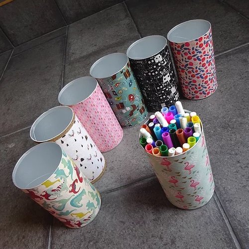 Pot à crayons recyclés