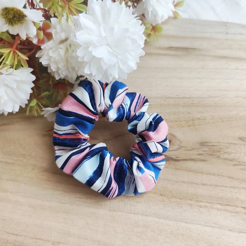 Chouchou multicolore rayures verticales