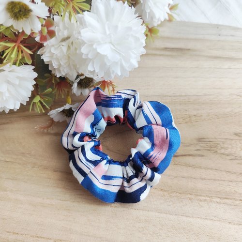 Chouchou multicolore rayures horizontales