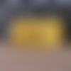 Porte-monnaie accordéon jaune