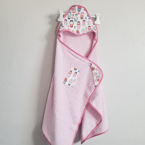 Grande cape de bain, sortie de bain 0- 36 mois