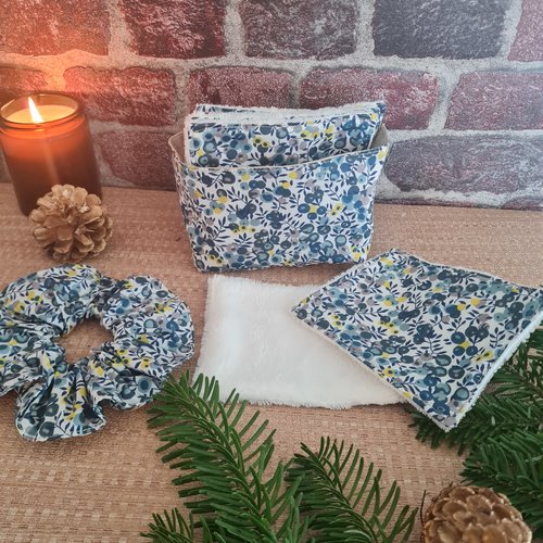 Coffret beauté, coffret chouchou, coffret lingettes, coffret cadeau liberty wiltshire mimosa