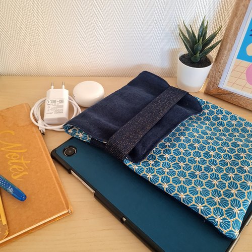 Housse de protection pour tablette ou liseuse, pochette de voyage, protection livre