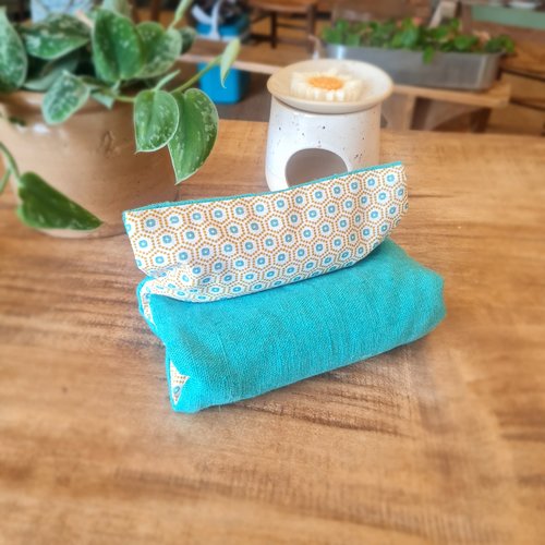 Bouillotte sèche déhoussable maki jaune