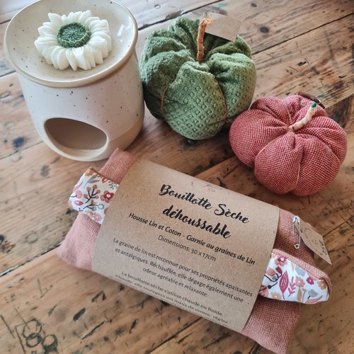 Bouillotte sèche déhoussable