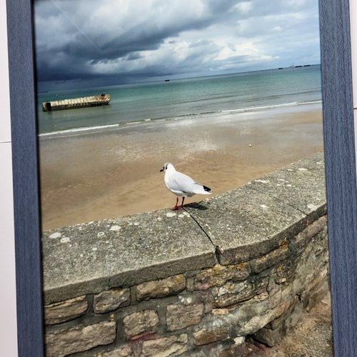 Photo (poster)  "jour d'orage" prise et encadrée par moi-même