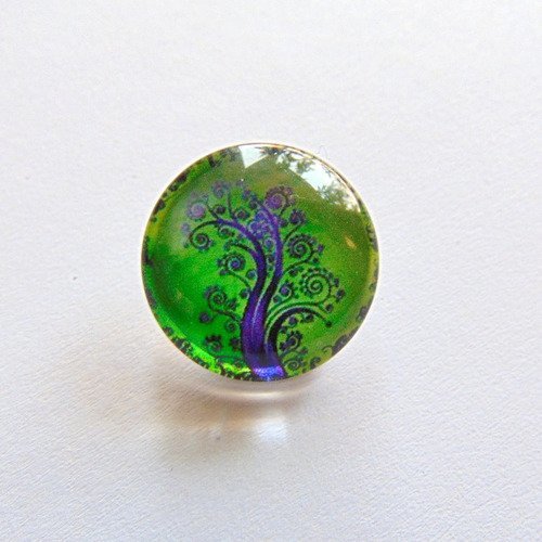 Bouton pression "chunk"  arbre de vie (r912)