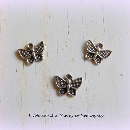 3 breloques papillons (r583) 
