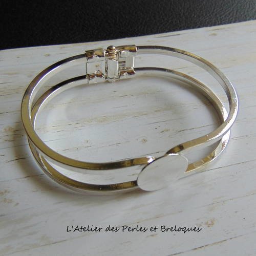 Bracelet support cabochon 15 mm (r331) 
