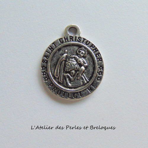 Breloque pendentif saint christophe (r308) 