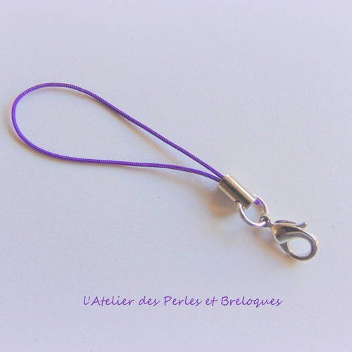 Strap dragonne attache portable - violet (r413) 