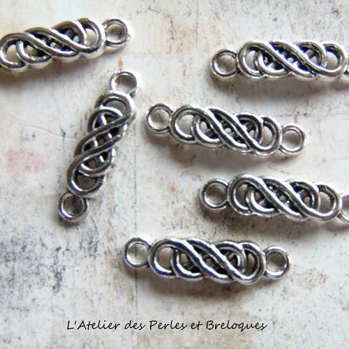 5 connecteurs symbole infini (r207) 